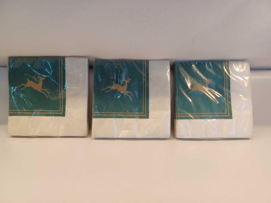3 Packs of Christmas Napkins
