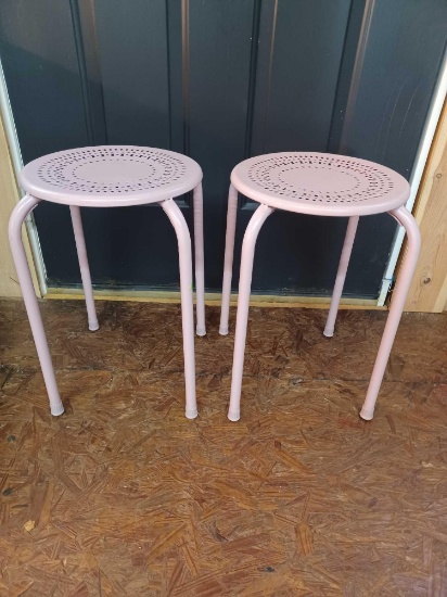 2 Nightstands/Stools