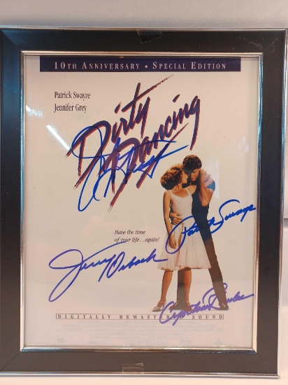 Framed and Signed 10th Anniversary Special Edition Dirty Dancing Photo with Declaration of