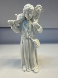 Vintage 1988 Home Interior Shepherd Boy/ Lamb Porcelain Figurine