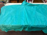 Teal Womens Hooded Poncho
