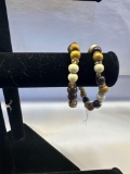 2 Beaded Bracelets