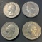 4 Liberty 1776-1976 Bicentennial Quarter Dollar Coins