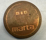 Marta One Fare Bus Coin