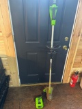 Greenworks Electric 40 Volt Weed Eater With Battery Charger
