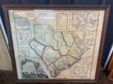 Wooden Framed Map of the Province of South Carolina