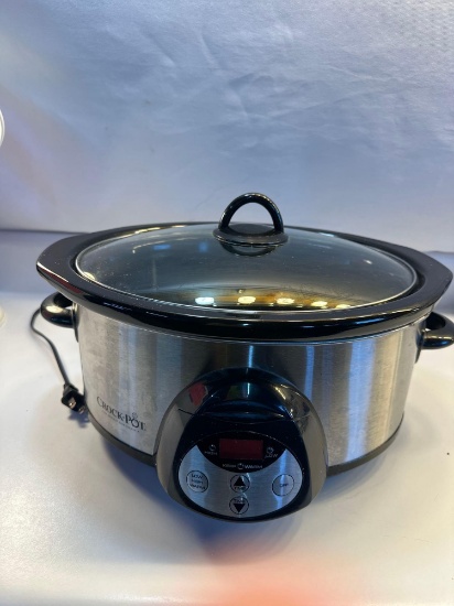 Large Digital Crockpot The Original Slow Cooker With Lid