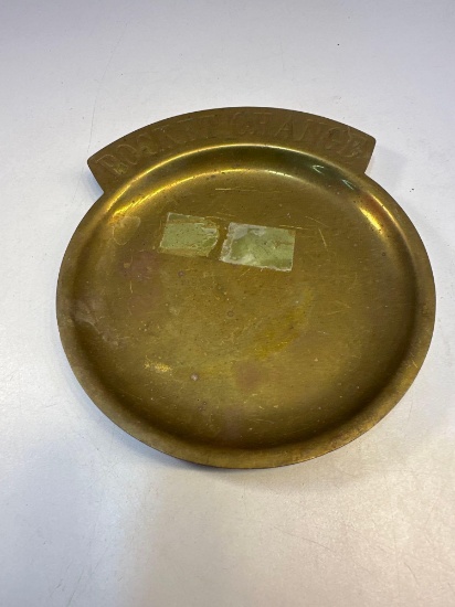 Vintage Brass Pocket Change Dish