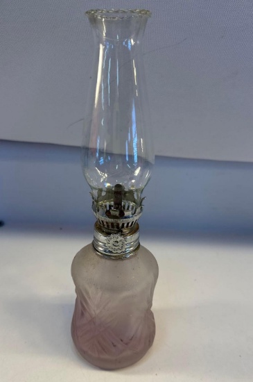 Light Pink Mini Oil Lamp
