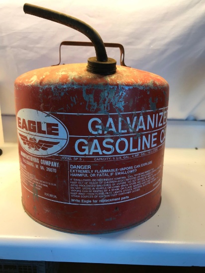 Eagle Galvanized Gas Can 5 Gallon