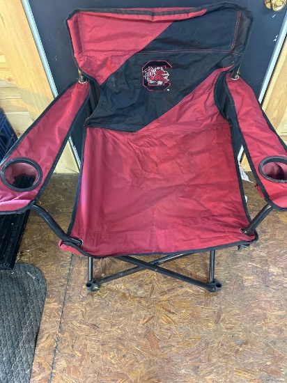 Over Sized Gamecocks Folding Camping Chairs With Bag