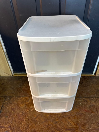 Sterilite 3- Drawer Plastic Storage Unit