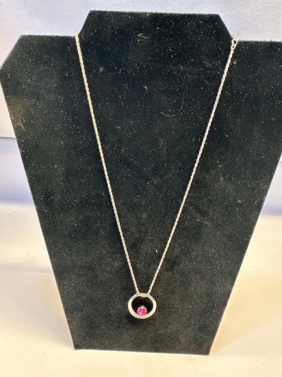 Rope Chain Necklace With Pendant