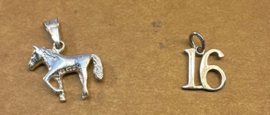 1 Horse Charm / One 16 Charm For Necklaces