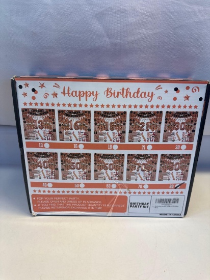 80th Birthday Party Kit In Box
