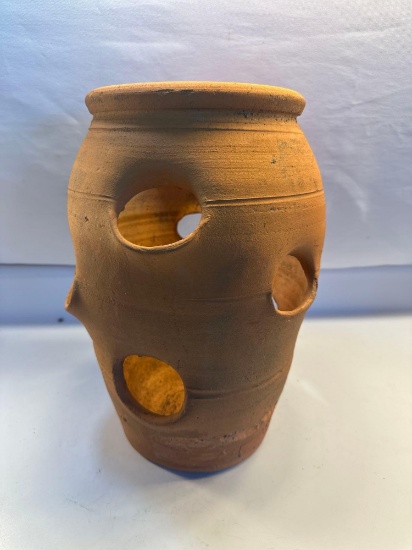 Terra Cotta 6 Pocket Strawberry Jar Planter