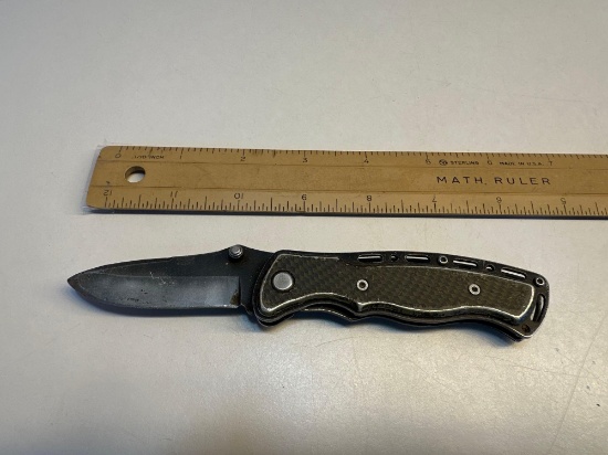 Grey/ Black Pocket Knife