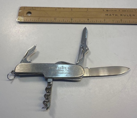 First State Bank Multi-Tool / Utility Knife Keychain