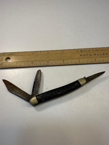Vintage Folding Pocket Knife 3 Blades