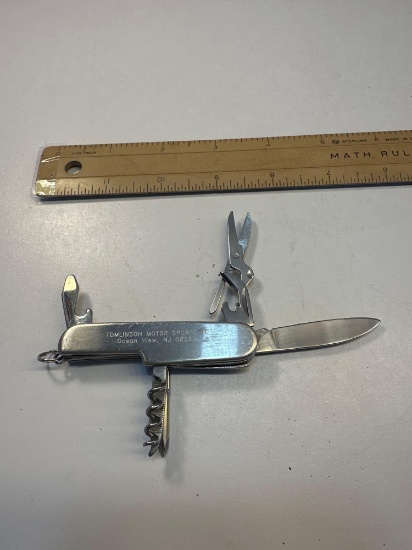 Tomlinson Motor Sports Multi Tool / Utility Knife Keychain