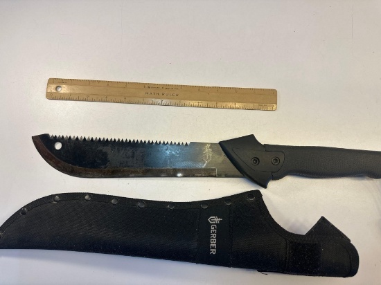 Gerber Gator Jr Machete In Sheath
