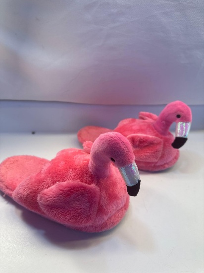 Medium Size Pink Flamingo Slippers