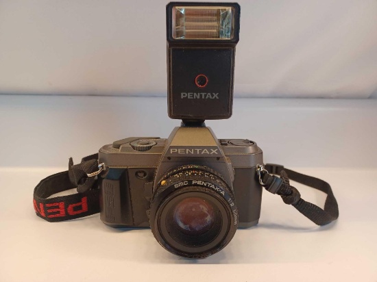 Pentax P30 Camera with Flash