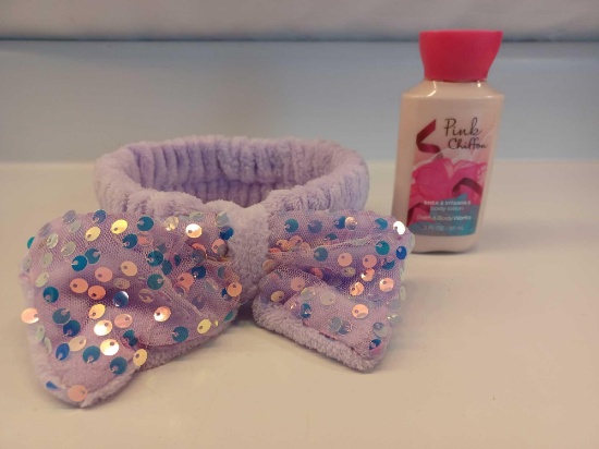 Head Band and Body Lotion