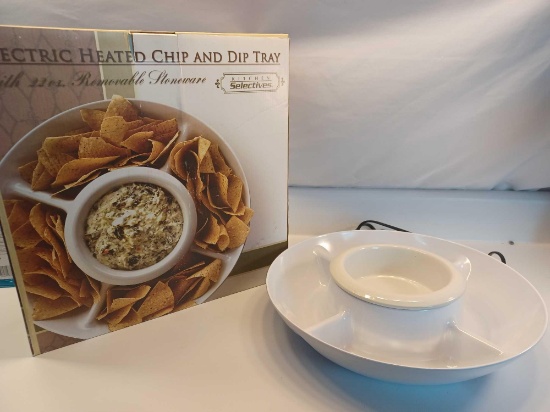 Electric Heated Chip and Dip Tray