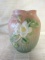 ROSEVILLE  VASE WHITE ROSE 978-4 MINT