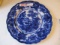 FLOWBLUE DINNER PLATE