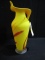 ART GLASS  BY BAIJAB RUSSIAN GLASS VASE 17 TALL