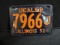 1952 ILLINOIS DEALER TAG  LICENCE PLATE