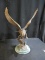 LARGE BRONZE EAGLE MARBLE BASE 20 X 13