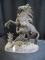 LARGE METAL SPELTZ BUCKING HORSE 19 X  16