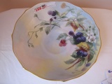 HAND PAINTED FENCH BOWL 10.5