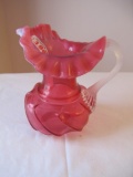 FENTON CRANBERRY PITCHER 6