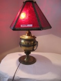 BRADLEY & HUBBARD BRASS LAMP 26