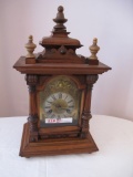 GERMAN MANTLE CLOCK HAMBURG 1890S 18