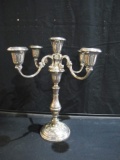 LARGE STERLING CANDLEABRA 5 SPOT