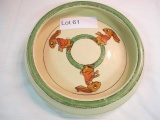ROSEVILLE BABY PLATE 6 IN WIDE MINT
