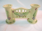 ROSEVILLE LAROSE DOUBLE CANDLE 1924  8