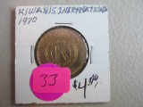 1970 Kiwanis International Token