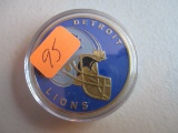 Detroit Lions National Football League Coin