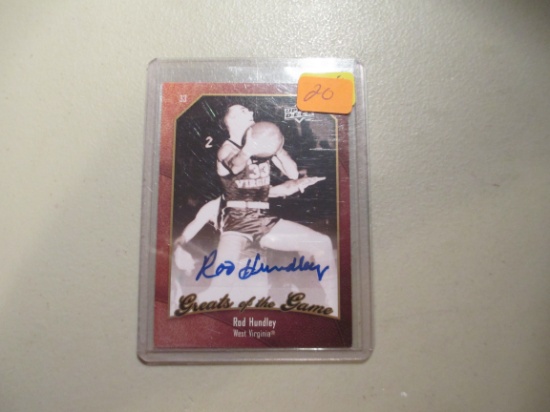 Rod Hundley Signiture Card