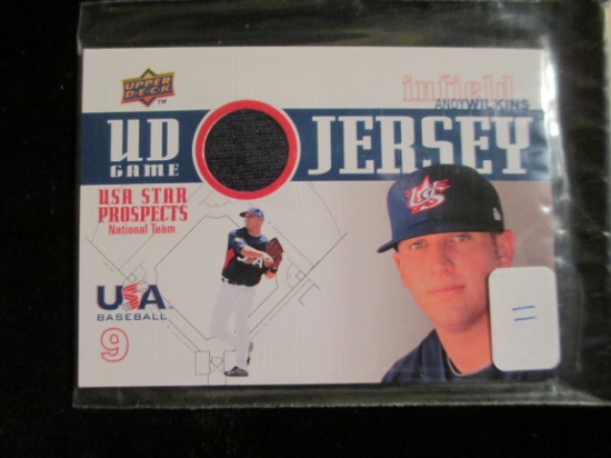 Nice Authentic Game Used Jersey Card