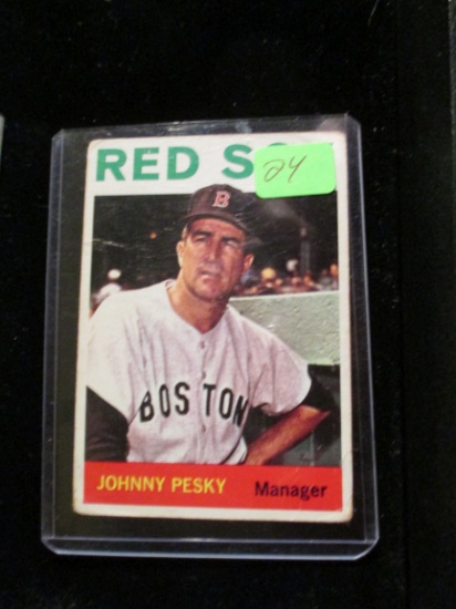 Vintage Johnny Pesky Card