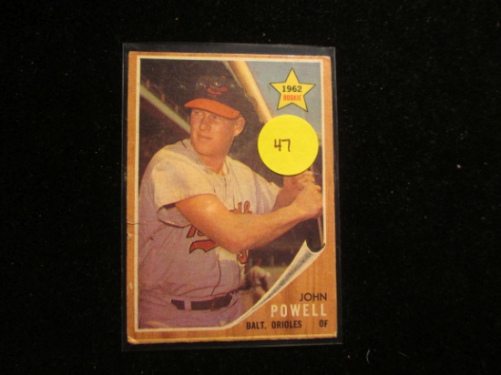 1962 Topps Jim "boog" Powell Card #99