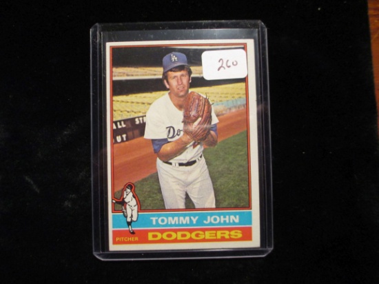 1976 Topps Tommy John