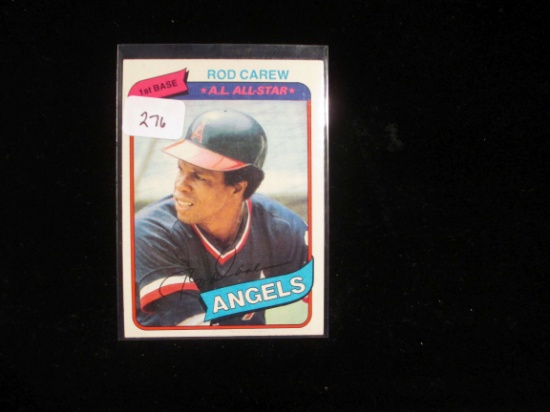 1980 Topps Baseball Rod Carew
